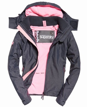 Superdry Hooded Arctic Cliff Hiker Női Kabát Szürke | GOBZT2156